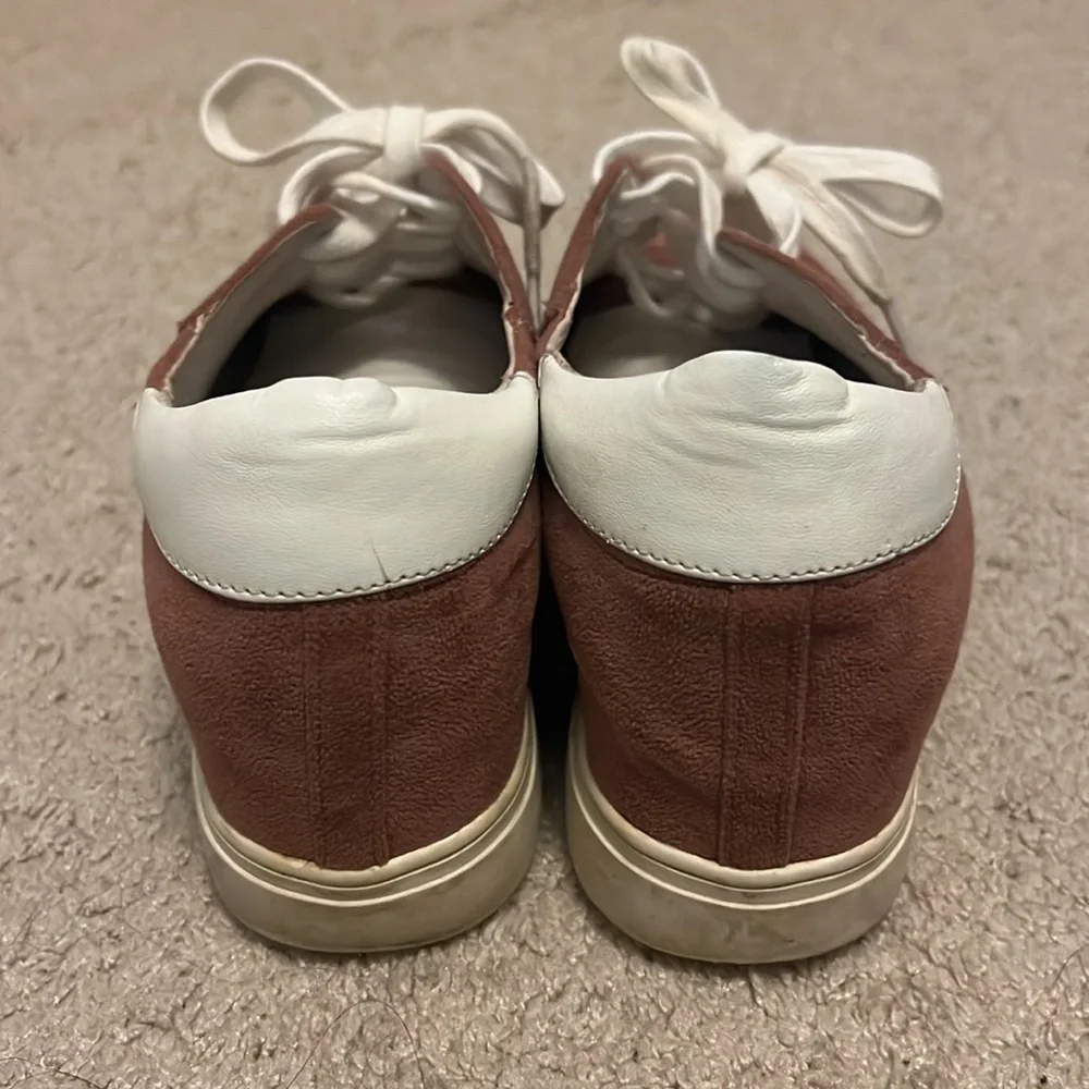 STEVE MADDEN mauve pink‎ velvet Steal platform wedge sneakers size 10